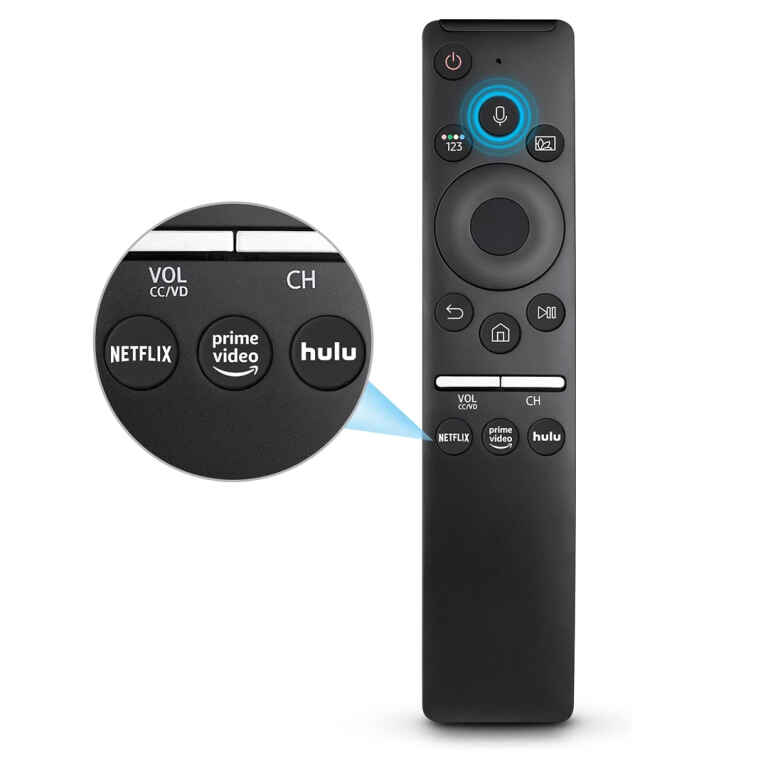 Universal | Compatibility Smart TV Remote Control Curved for Samsung Smart TV,LED,LCD HDTV | With NetFlix Button Best Quality