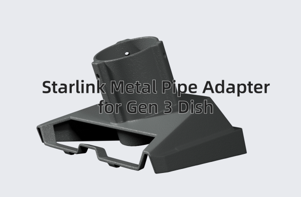 Starlink Gen3 Standard Dish Pipe Adapter
  Kit for 0.98"-1.88" Pole Mount - Image 2