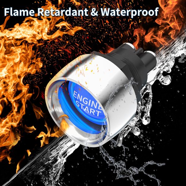 12V 50A 3 Pin SPST Momentary Engine Start
  Ignition Switch - Image 10