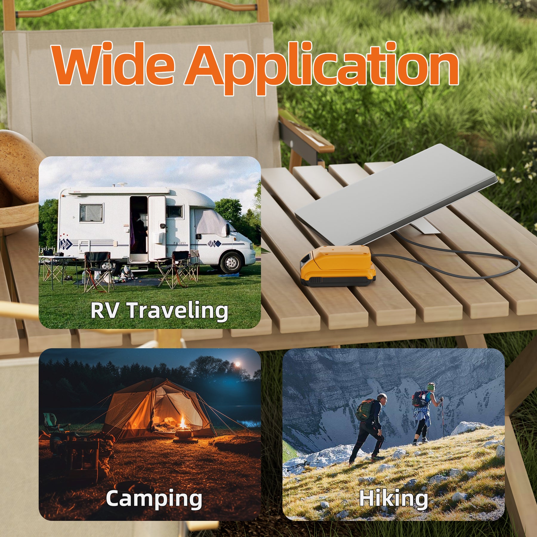 Starlink Mini DC Power Cable with Dewalt
  18V-20V Battery Adapter - 3.28FT/1M - Image 4