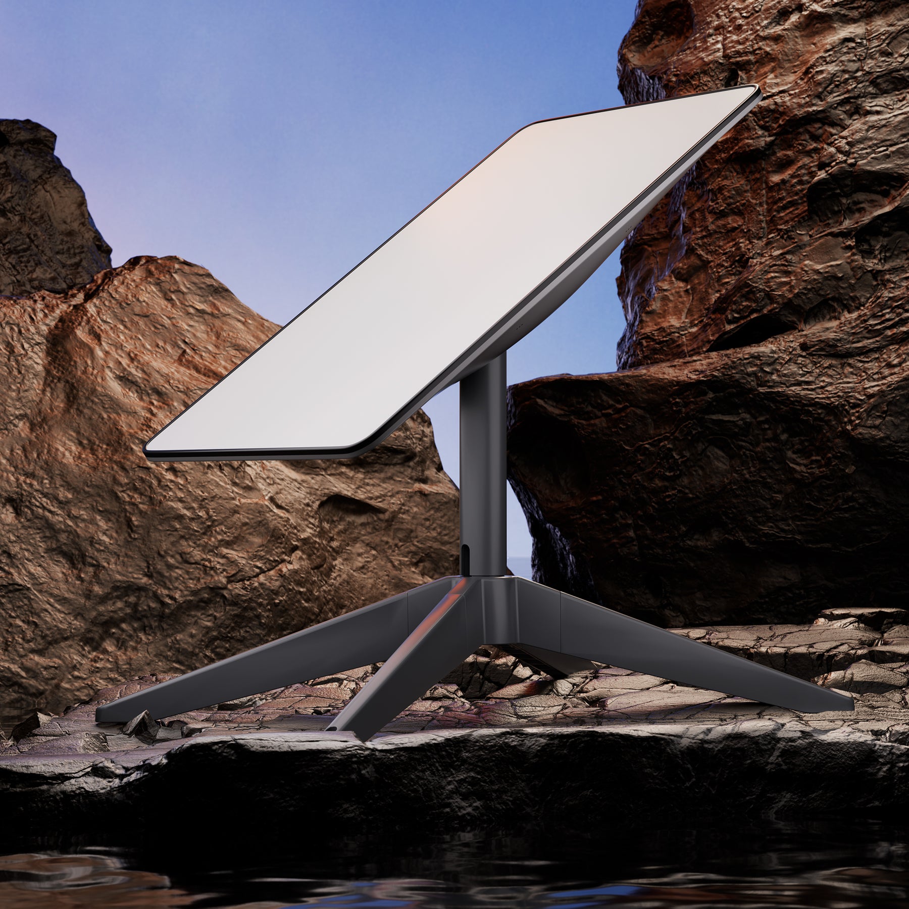 Portable Starlink Gen 2 Dish Detachable
  Magnetic Base Ground Mount