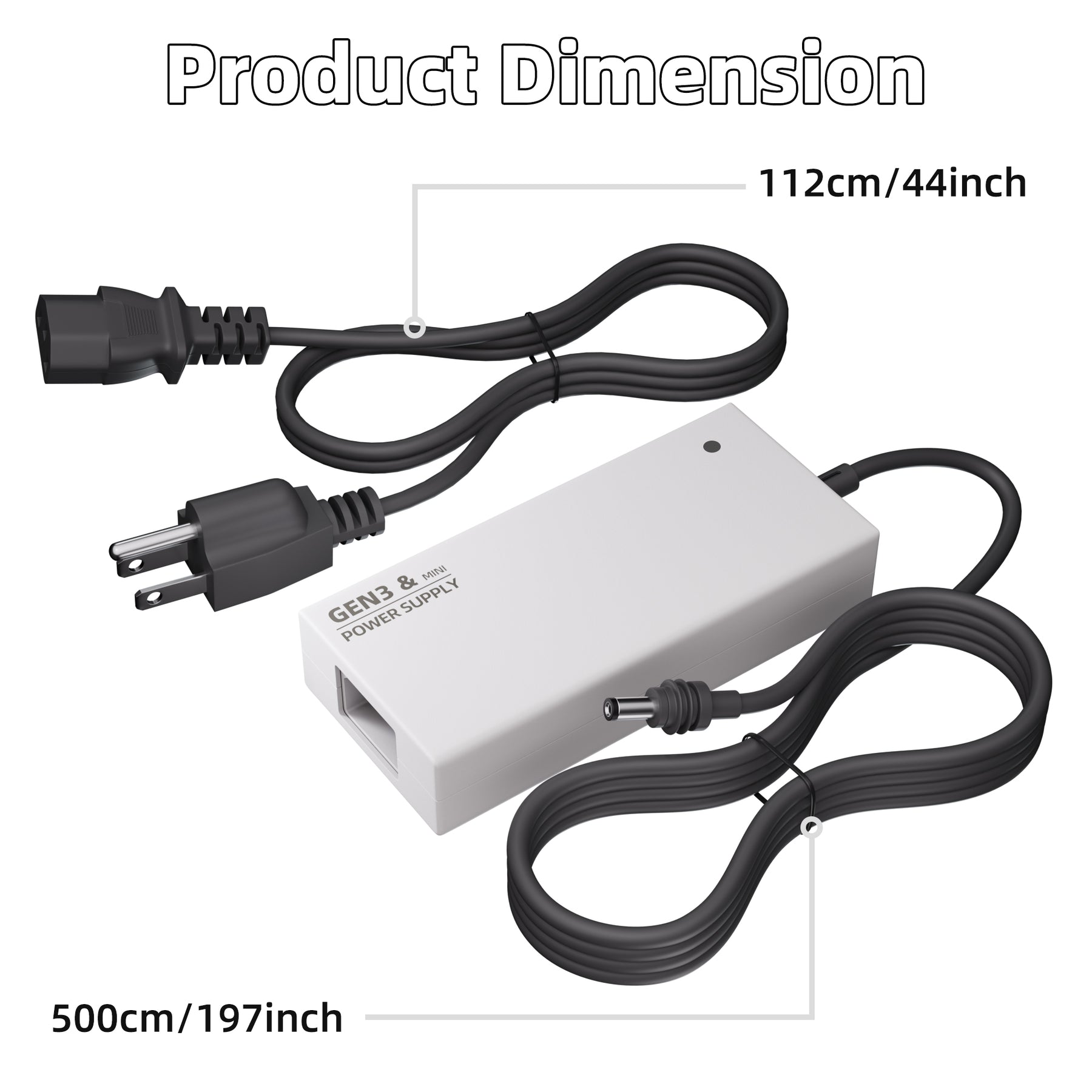 Starlink Mini & Gen 3 Max. 144W Power
  Supply AC to DC Adapter - Image 2