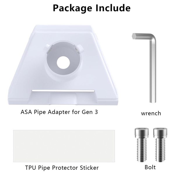 Starlink Gen3 Pipe Adapter Kickstand for
  Pole Mounting Fits 1.49-1.96" Poles - Image 10