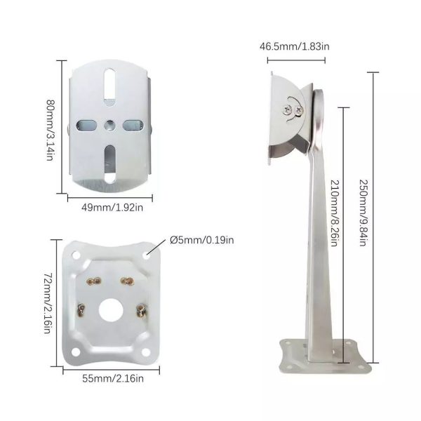 Starlink Mini Adjustable Wall Mount
  Bracket Kit with Mount Adapter - Image 2