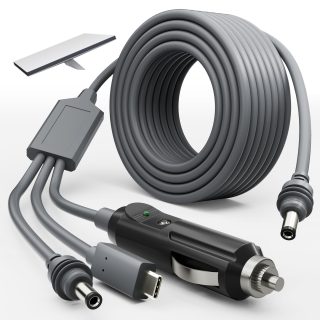 Starlink Mini Versatile 3-in-1 DC Power
  Cable Replacement - 9.8FT/16.4FT/32.8FT