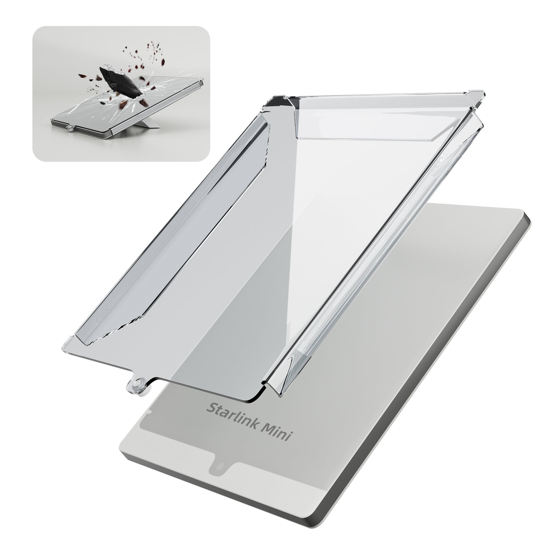 Starlink Mini Impact Resistant &
  Scratch Resistant HDPE Hard Protective Cover