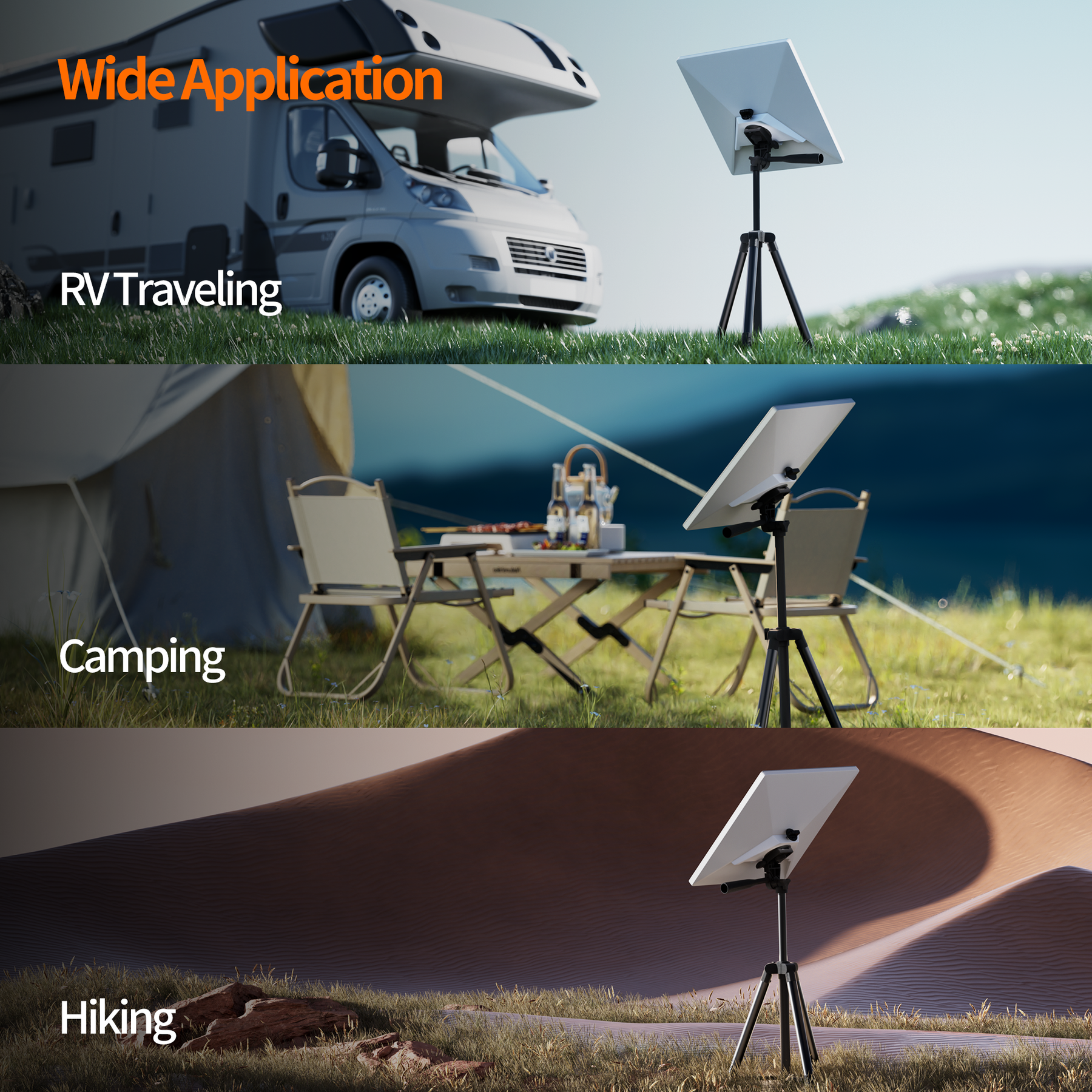 18.9" Starlink Mini Extendable Tripod with Mount Adapter and Bubble Level %count(title) +254720548999 18.9" Starlink Mini Extendable
Tripod with Mount Adapter and Bubble Level - Image 4