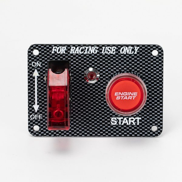 2 in 1 Ignition Car Engine Start Push
  Switch Panel with Light - Image 2