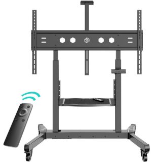 ONKRON MOTORIZED MOBILE TV STAND/CART
  TS1991E-LIFT 50-100 -BLACK