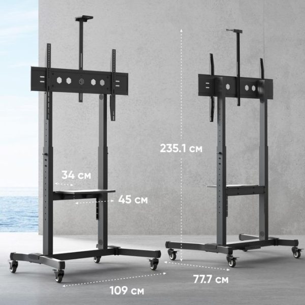 ONKRON TS1991 50-100"
  MOBILE/MOVEABLE TV STAND - Image 4