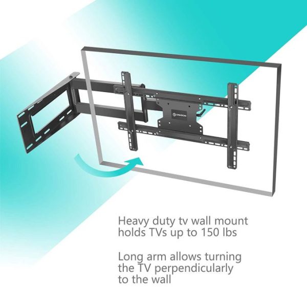 ONKRON M7L 40" - 75"Cantilever/
  Full Motion Mount ,Black - Image 4