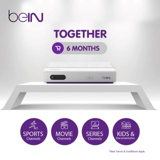 beIN TOGETHER New Subscription 6
  Months-beIN Receiver PVR Plus