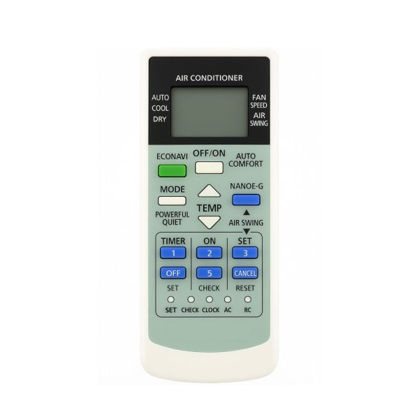 Panasonic Compatible AC Remote Control –
  Universal Replacement for Panasonic Air Conditioners