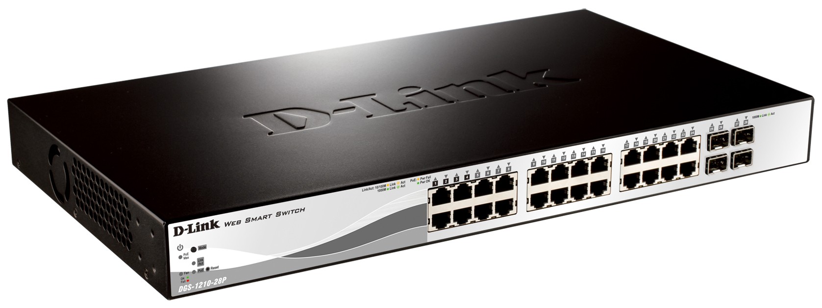 D-Link DGS-1210-28P network switch Managed L2 Power over Ethernet (PoE) 1U %count(title) +254720548999 D-Link DGS-1210-28P network switch Managed L2 Power over Ethernet (PoE) 1U - Image 2