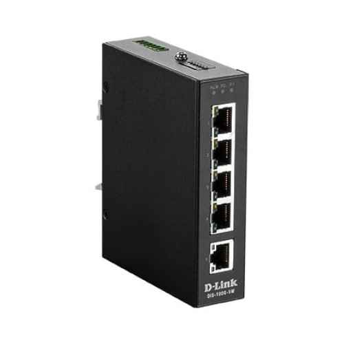 D-Link DIS?100G?5W Unmanaged L2 Gigabit Ethernet (10/100/1000) Black