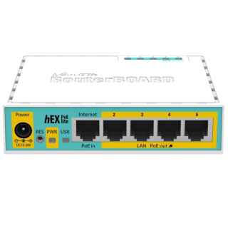 Mikrotik hAP ac 500 Mbit/s White Power over Ethernet (PoE) (RB750UPR2)