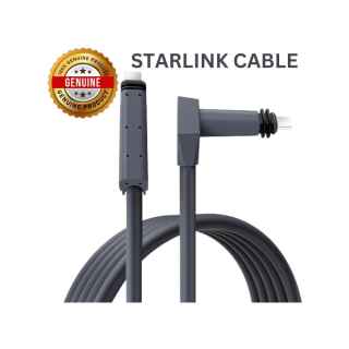 Starlink Genuine Cable 45M Compatible With Star Link Actuated Gen 2, Replacement Cable For Star Link Rectangular Satellite V2 Waterproof With End Caps Gray (45M))