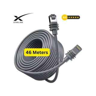 Starlink V3 150ft (46m) Waterproof Cable for Star link Gen 3 Replacement Extension Cable for Rectangular Satellite Internet