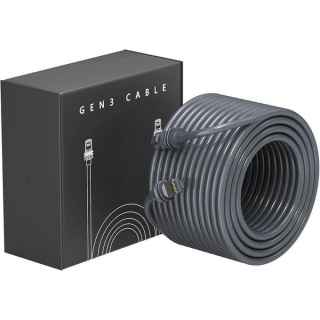 Starlink 150FT/46M Standard Actuated Cable Cat 6 for V3/ GEN 3 Connection, IP68 Waterproof Supports 1200M Protocol Network Extension Replacement Cable Cord for Router (150FT/46M) Line