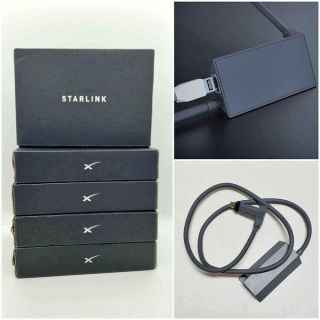 Starlink Ethernet Adapter for Rectangular Satellite Internet V2, Ethernet Adapter gen 2 for Wired External Network Fast & Stable Connection Standard Actuated Gen 2 Adapter