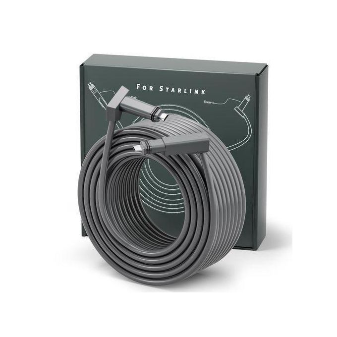 thumbnail image 2 of Starlink Gen 3 Cable 150FT/46M Replacement And Extension Cable For Starlink 2 of 11