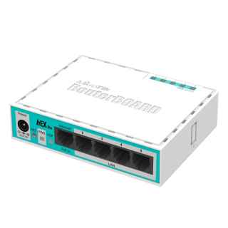 Mikrotik hEX lite wired router White (RB750R2)
