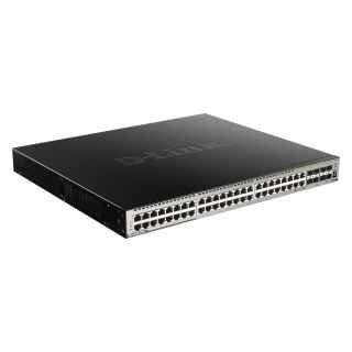 D-Link DGS-3630-52PC/SI network switch Managed L3 Gigabit Ethernet (10/100/1000) Power over Ethernet (PoE) Black, Grey