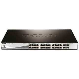D-Link DGS-1210-28P network switch Managed L2 Power over Ethernet (PoE) 1U