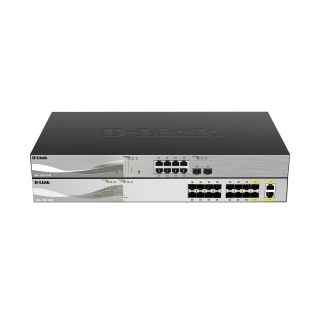 D-Link DXS-1100-16SC 16 Port switch including 14x10G SFP+ Interface ports & 2xCombo 10GBase-T /SFP+