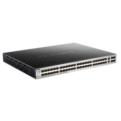 D-Link DGS-3130-54S Managed L3 10G Ethernet (100/1000/10000) Black, Grey