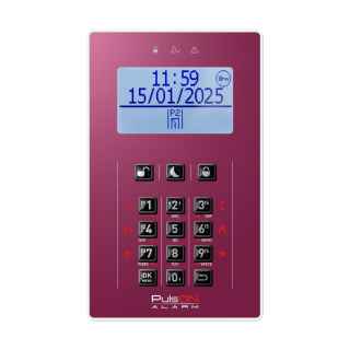 BCS PULSON FRONT LCD/C BUR Burgundy front
  for LCD/C keypad