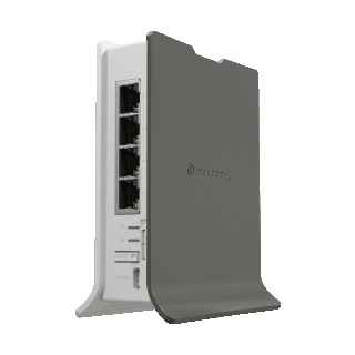 MikroTik hAP ax lite LTE6 kit with 800MHz CPU, 256MB RAM, 4 x Gbit LAN, 2.4 GHz 802.11b/g/n/ax two chain wireless with integrated antenna, LTE CAT6 modem for International bands 1/3/5/7/8/20/28/38/40/41 with integrated antenna, tower case,