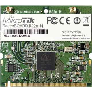 MikroTik?802.11a/b/g/n Dual Band MiniPCI card with MMCX connectors