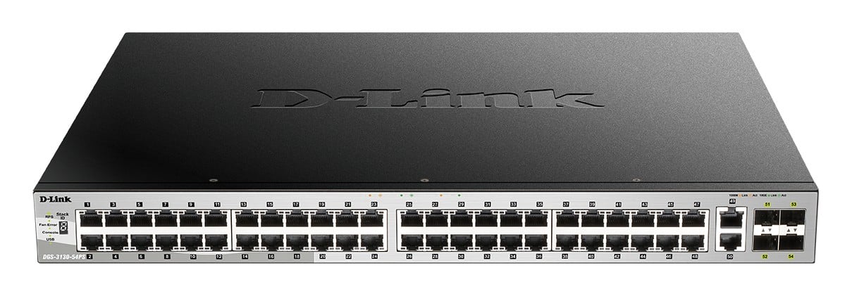 D-Link DGS-3130-54PS/E network switch Managed L3 Gigabit Ethernet (10/100/1000) Power over Ethernet (PoE) Grey %count(title) +254720548999 D-Link DGS-3130-54PS/E network switch Managed L3 Gigabit Ethernet (10/100/1000) Power over Ethernet (PoE) Grey