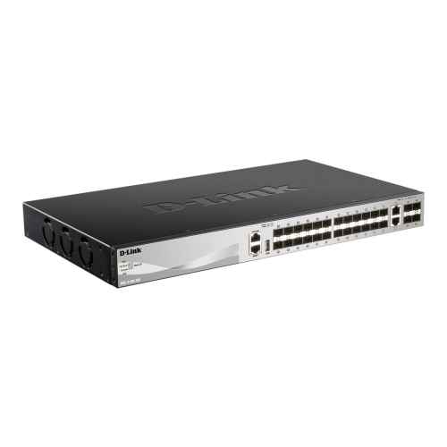 D-Link DGS-3130-30S Managed L3 10G Ethernet (100/1000/10000) Black, Grey - Image 2