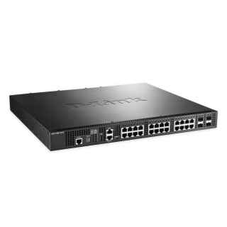 D-Link DXS-3400-24TC network switch Managed L3 Gigabit Ethernet (10/100/1000) Black