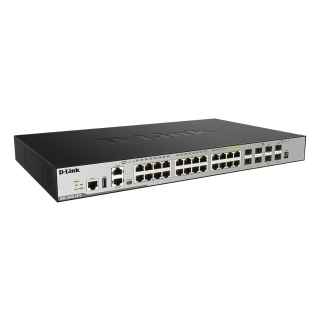 D-Link DGS-3630-28TC Managed L3 Gigabit Ethernet (10/100/1000) 1U Black