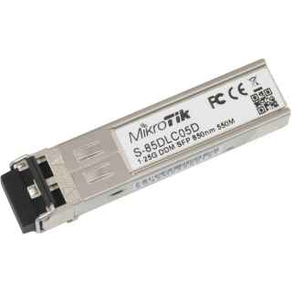 Mikrotik S-85DLC05D Network Transceiver Module 1250 Mbit/s SFP 850 nm (S-85DLC05D)