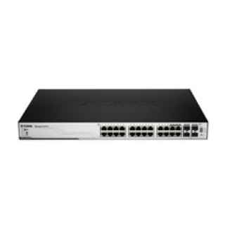 DGS 3100-24 - Switch - Fiber Optic 1 Gbps - Amount of ports: 1 U - External, Internal