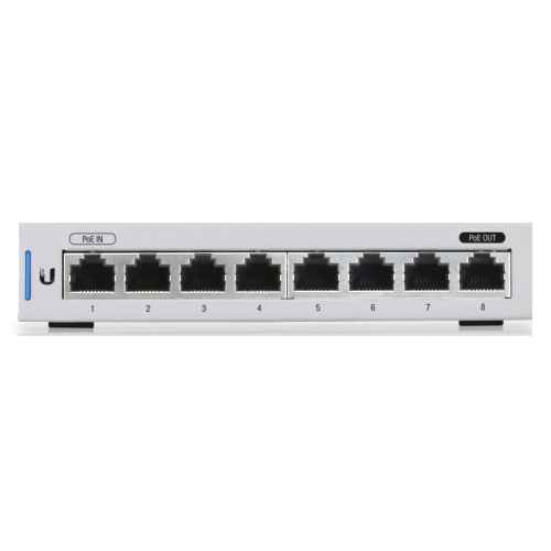 Ubiquiti US-8 Networks UniFi Switch 8
  Managed Gigabit Ethernet (10/100/1000) Power over Ethernet (PoE) Grey