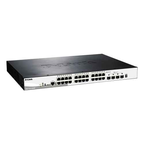 D-Link DGS-1510-28XMP/E 28-Port Gigabit Stackable POE Smart Managed Switch including 4 10G SFP+ - Image 2
