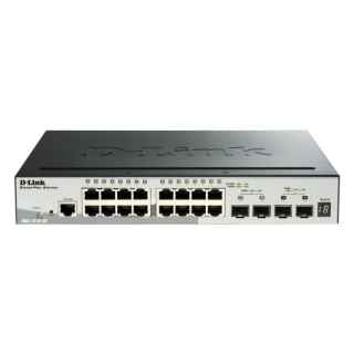 D-Link DGS-1510 Managed L3 Gigabit Ethernet (10/100/1000) Power over Ethernet (PoE) Black