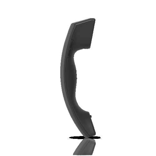 Ubiquiti UT-G3-Handset Analog telephone
  handset Black - Image 3