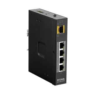 D-Link DIS?100G?5PSW Unmanaged L2 Gigabit Ethernet (10/100/1000) Power over Ethernet (PoE) Black