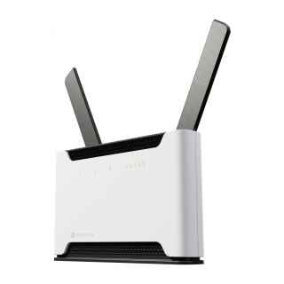 Mikrotik Chateau LTE18 ax wireless router Gigabit Ethernet Dual-band (2.4 GHz / 5 GHz) 4G White