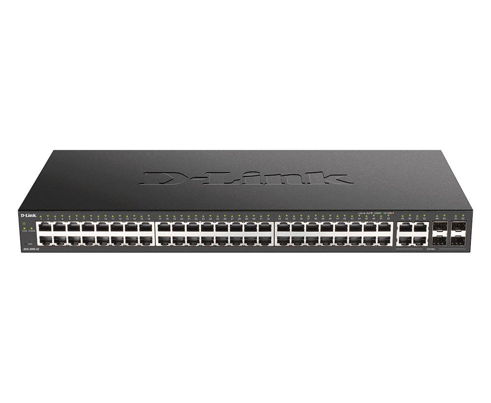 D-Link DGS-2000-52 network switch Managed L2/L3 Gigabit Ethernet (10/100/1000) 1U Black %count(title) +254720548999 D-Link DGS-2000-52 network switch Managed L2/L3 Gigabit Ethernet (10/100/1000) 1U Black