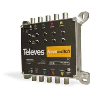 Nevoswitch 5x5 MATV / FI amplifier with gain of 27 / 25dB