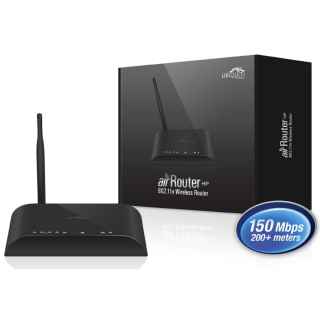 Ubiquiti AIRROUTER-HP Networks airRouter
  HP wireless router Fast Ethernet Single-band (2.4 GHz) 4G Black