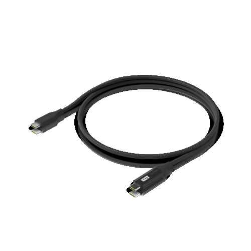 Ubiquiti UACC-Cable-USB-100W-1M-BK USB
  cable 39.4" (1 m) USB C Black, Gray - Image 3