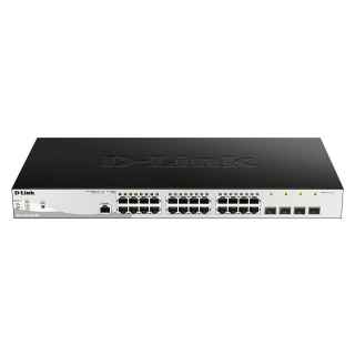D-Link DGS-1210-28P/ME 24-PORT 10/100/1000BASE-T POE + 4-PORT 1 GBPS SFP PORTS METRO ET